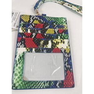 NWT 14th & union Lanyard Bag Snakeskin